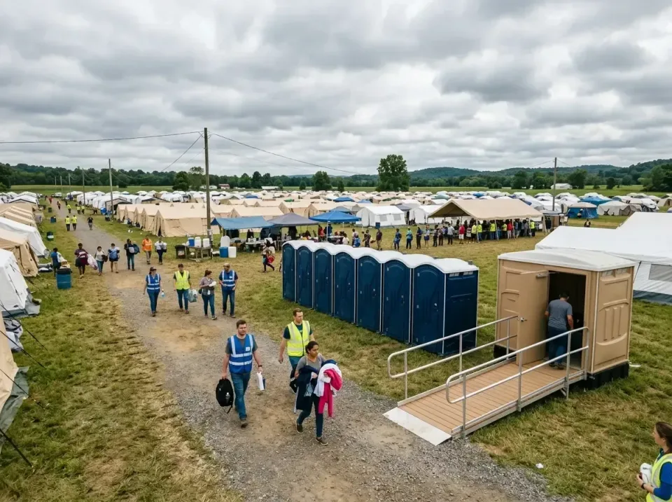 disaster-relief-camp-restrooms-010 — frequently asked questions, Dumpster & Portable Bathrooms Rental in Mays Chapel, MD